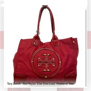 Tory Burch Red Weekend Tote